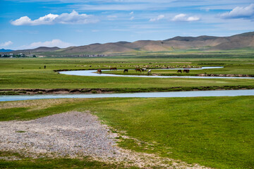 landscape with river