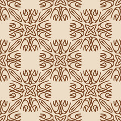 Seamless Abstract Pattern in 2 colors