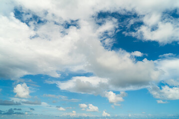 blue sky with clouds