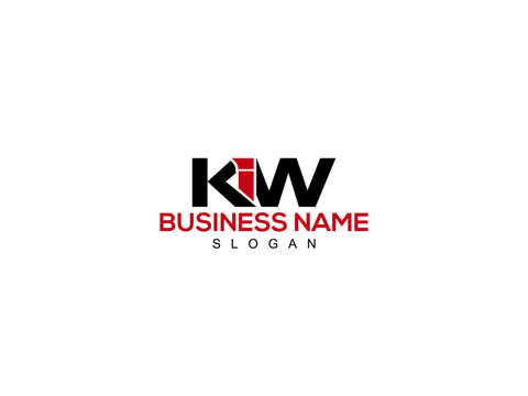 Letter KIW Logo, Creative kiw Logo Letter Vector Stock