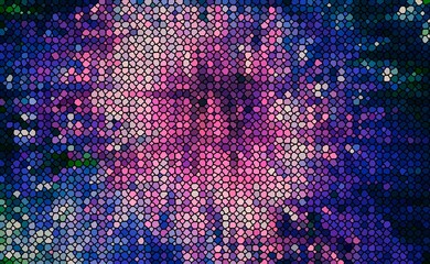 Stained Glass Space Illustration Background Purple