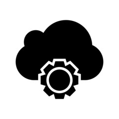 cloud network icon or logo isolated sign symbol vector illustration - high quality black style vector icons
