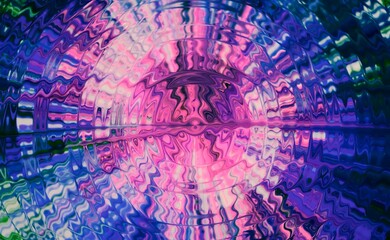 Wave Space Illustration Abstract Background Pink Blue