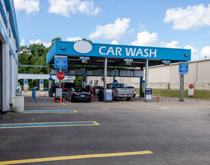 car wash entry