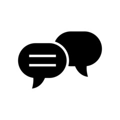 conversation icon or logo isolated sign symbol vector illustration - high quality black style vector icons
