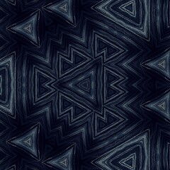Dark Abstract Kaleidoscope Background Geometric
