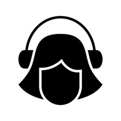 customer support icon or logo isolated sign symbol vector illustration - high quality black style vector icons
