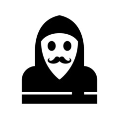 Fototapeta premium hacker icon or logo isolated sign symbol vector illustration - high quality black style vector icons 