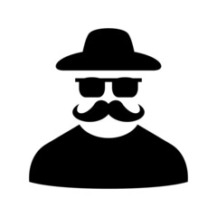 hacker icon or logo isolated sign symbol vector illustration - high quality black style vector icons
