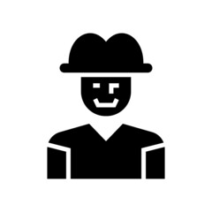 hacker icon or logo isolated sign symbol vector illustration - high quality black style vector icons
