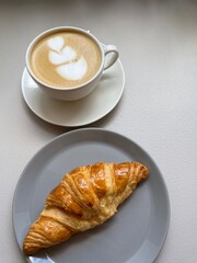coffee and croissant