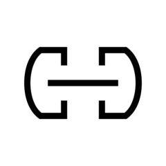 Obraz premium link icon or logo isolated sign symbol vector illustration - high quality black style vector icons 