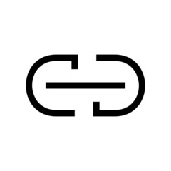 link icon or logo isolated sign symbol vector illustration - high quality black style vector icons
