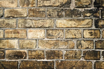 Old brick wall, grunge background. Copy space
