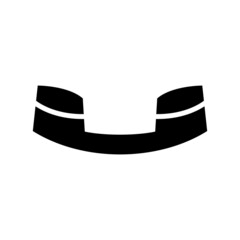 Fototapeta na wymiar telephone icon or logo isolated sign symbol vector illustration - high quality black style vector icons 
