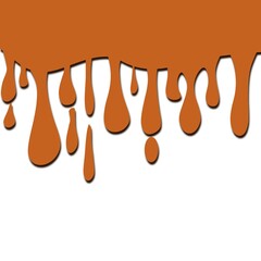 Brown color spash water with shadow art illustration background and boarding 