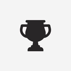 winner cup vector icon, reward program, first place, game trophy, win super prize, earn points, flat illustration, achievement illustration, accomplishment concept, trophy logo template