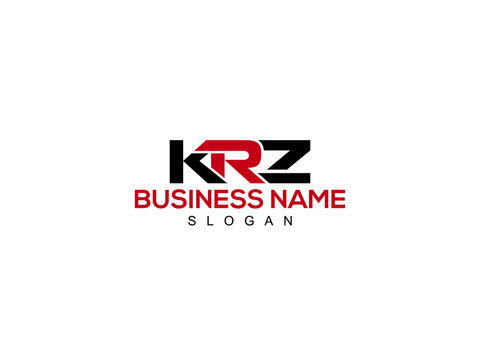 Letter KRZ Logo, Creative krz Logo Letter Vector Stock