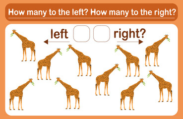 Naklejka premium A logic game for children called 