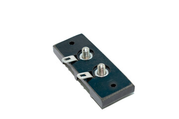 Two wire screw terminal connector strip for audio system