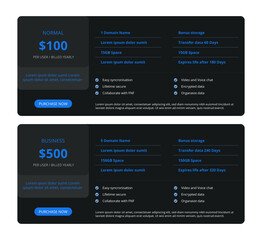 Simple Web Pricing Table