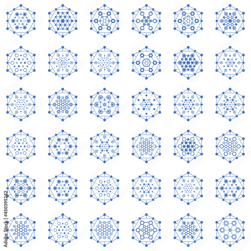 Poster hexagon. hexagonal shape element and sign. global connection concept template for your design. abstr