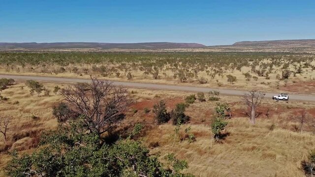 Western Australia &ndash; Flaying over a baobab tree at the Kimberley&rsquo;s on the Gibb River Road