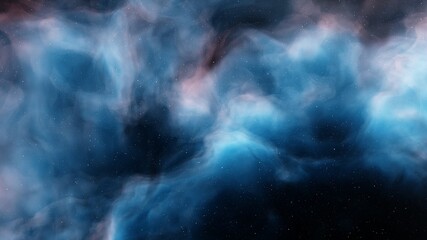 nebula gas cloud in deep outer space