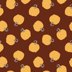 Halloween seamless pattern set for poster, card, banner or background for Trick or Treat Halloween Party. Vector illustration