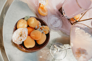 Outdoor decor, bride's fees