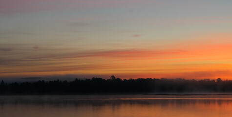Sunrise on a Minnesota Lake