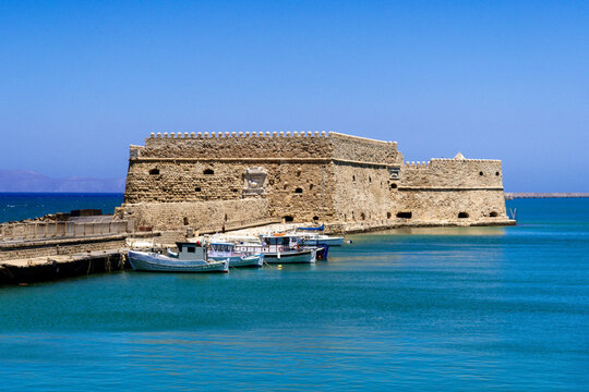 Koules fortress in Heraklion on the island of Crete in Greece