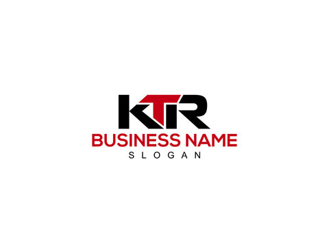 Alphabet KTR Logo Letter Vector For Business