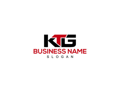 Alphabet KTG Logo Letter Vector For Business