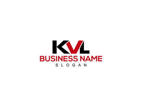 Alphabet KVL Logo Letter Vector For Business