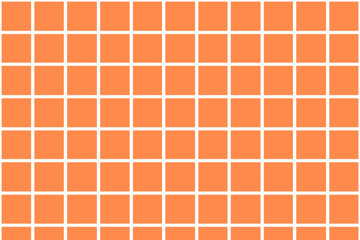 orange tile mosaic, orange fabric, orange background with squares	
