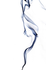 Smoke hot. Blur steam mist cloud, black natural steam smoke effect isolated on white background. For overlay in pollution, vapor cigarette, gas, dry ice.