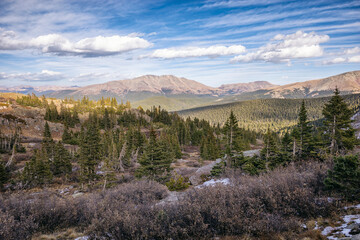 Fototapeta na wymiar Landscape in the Rocky Mountains, Colorado