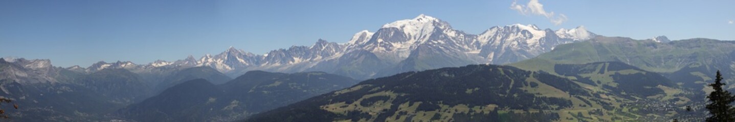 massif du Mont Blanc - obrazy, fototapety, plakaty