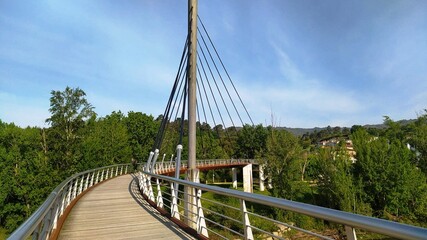 Curioso puente en Galicia
