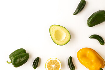 Conceptual photo made of vegetables