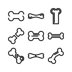 bone icon or logo isolated sign symbol vector illustration - high quality black style vector icons
