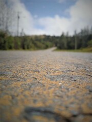 carretera día soleado