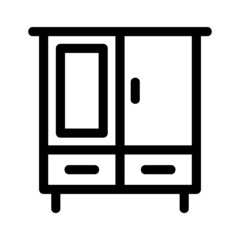 closet icon or logo isolated sign symbol vector illustration - high quality black style vector icons
