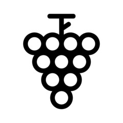 grapes icon or logo isolated sign symbol vector illustration - high quality black style vector icons
