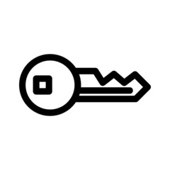 key icon or logo isolated sign symbol vector illustration - high quality black style vector icons
