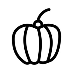 pumpkin icon or logo isolated sign symbol vector illustration - high quality black style vector icons
