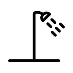shower icon or logo isolated sign symbol vector illustration - high quality black style vector icons
