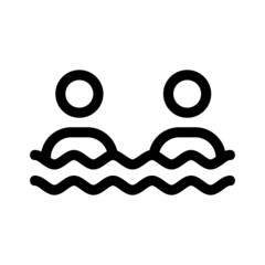 swimming icon or logo isolated sign symbol vector illustration - high quality black style vector icons
