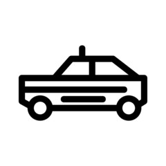 taxi icon or logo isolated sign symbol vector illustration - Collection of high quality black style vector icons
